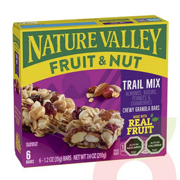 Barras Cereal Fruit & Nut Nature Valley 210Gr 