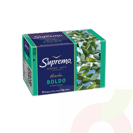 Hierba Boldo Supremo 20 Unidades 24Gr 