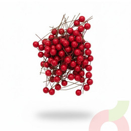 Frutos Rojos Artificiales para Decoración
