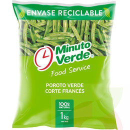 Congelado Food Service Poroto Verde Corte Francés Minuto Verde 1Kg