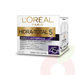 Crema Humectante con Retinol Hidra Total-5 L´oréal 50Ml