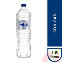 Agua Mineral con Gas Vital 1.6Lt