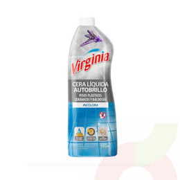 Cera Liquida Incolora Auto Brillo Virginia 900Ml