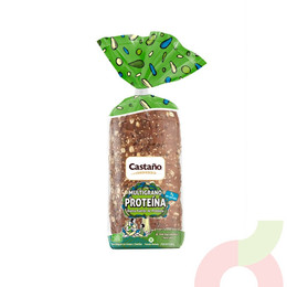 Pan Molde Multigrano Proteína Castaño 400Gr