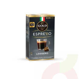 Café de Grano Cápsulas Leggero Gold 10 Unidades