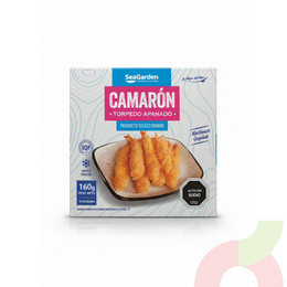 Camarón Torpedo Apanado SeaGarden 160Gr