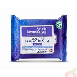 Toallitas Desmaquillantes Noche Simonds 25 Unidades