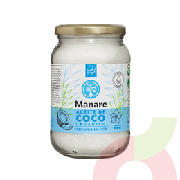 Aceite de Coco Orgánico Extra Virgen Manare 500Ml