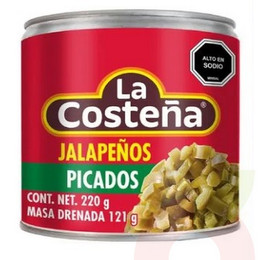 Chiles Jalapeños 220Gr Picados