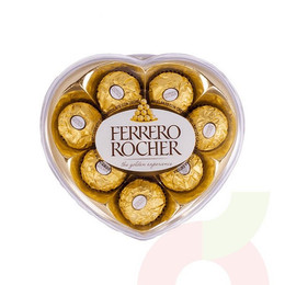  Bombones Corazón Ferrero Rocher 100Gr