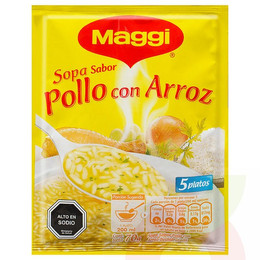 Sopa Sabor Pollo con Arroz Maggi 70Gr
