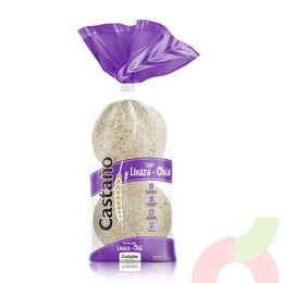 Pan Pita Linaza Chía Castaño 300Gr 8 Unidades