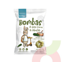 Bombas de Queso Crema Ciboulette Kuna Foods 20Gr