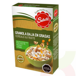 Granola Cereal y Frutas Selecta 370Gr 