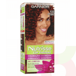 Tintura Pelo Nutrisse Cor Intensa 4.6 Castaño Rojizo Garnier