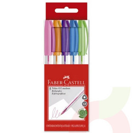 Blister Bolígrafo Fabel Castell 5 unidades
