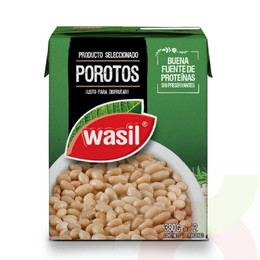 Porotos Blanco Tetrapack Wasil 380Gr