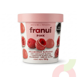Frambuesas Chocolate Blanco & Frambuesa Franuí 150Gr