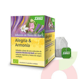 Infusión Bach Alegría & Armonía Salus 15 Unidades