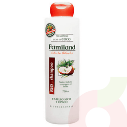Shampoo Aceite de Coco Óleo Micelar Aceite de Argán Familand 750Ml