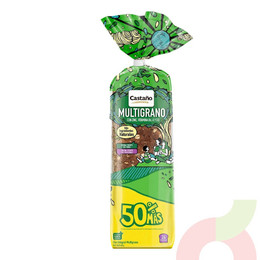 Pan Integral Multigrano Castaño 600Gr