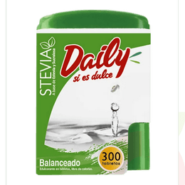 Endulzantes Comprimidos Stevia Daily 300 Unidades