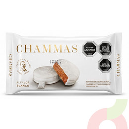 Alfajor Blanco Chammas 300Gr 6 Unidades