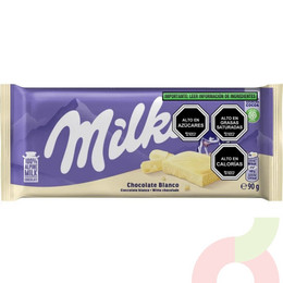 Chocolate Blanco Milka 90Gr