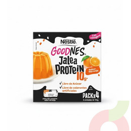 Jaleas Naranja Protein GoodNes Nestle 110Gr 4 Unidades