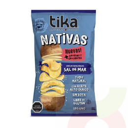 Papas Nativas con Sal de Mar Tika 100gr