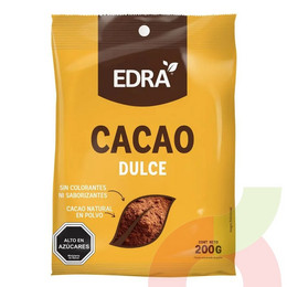 Cacao Dulce Edra 200Gr