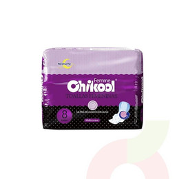 Toallitas Higiénicas Nocturna Ultradelgadas Suave Chikool 8 Unidades
