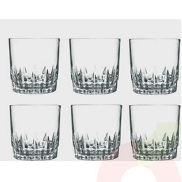 Set Vasos Vidrio Vegas Whiskey Nadir 290Ml 6 Unidades
