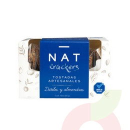Nat Crackers Datil y Almendras 80Gr