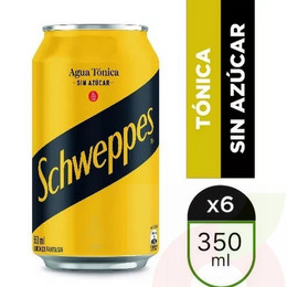 Lata Tonica Zero Schweppes 350Cc 6 Unidades