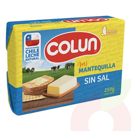 Mantequilla Sin Sal Colun Pan 250Gr