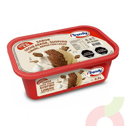 Helado Leche Asada Suspiro Limeño Arroz con Leche Trendy 2.5Lt 