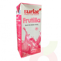 Leche Semidescremada Frutilla Surlat 200Ml