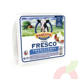 Queso Fresco Tradicional La Vaquita 400Gr