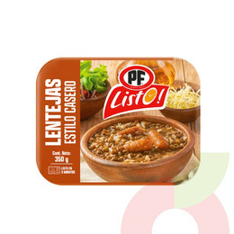 Lentejas Estilo Casero PF Listo 350Gr