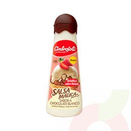 Salsa Mágica Chocolate Blanco Ambrosoli 200Gr 