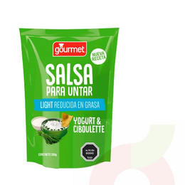 Salsa para Untar Light Yoghurt y Ciboulette Gourmet 200Gr