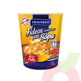 Sopa Instantánea Pollo Traverso 65Gr