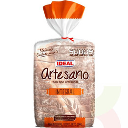 Pan Artesano Intregal Ideal 600Gr