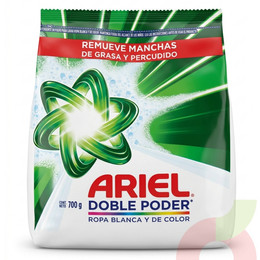 Detergente en Polvo Ariel 700Gr