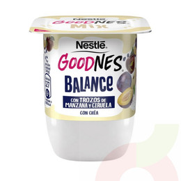 Yoghurt Goodnes Mix Manzana-Ciruela Nestlé 140Gr