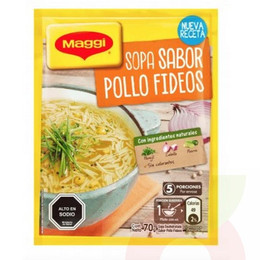 Sopa Sabor Pollo con Fideos Maggi 70Gr