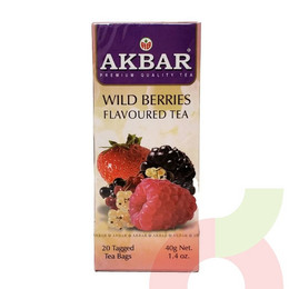 Té Premium Wild Berries Akbar 40 Gramos  20 Unidades 