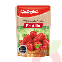 Mermelada Frutilla Ambrosoli 200Gr