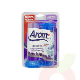 Aromatizante en Disco Gel Maquina + Repuesto Lavanda Arom